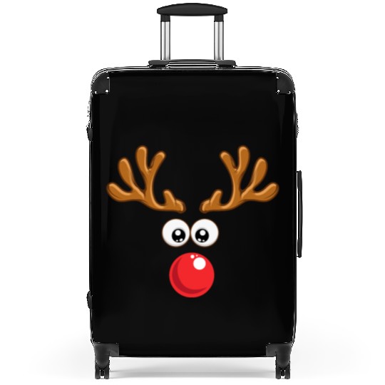 Christmas Rudolph reindeer winter nature gift Suitcases