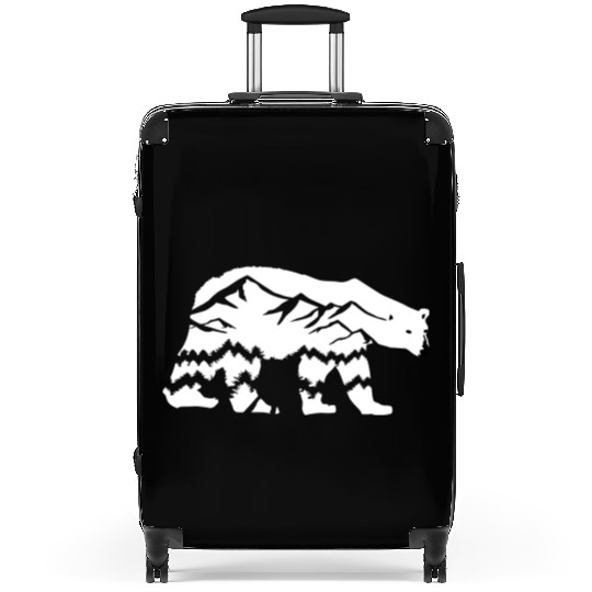 Polar Bear and Mountains Suitcases