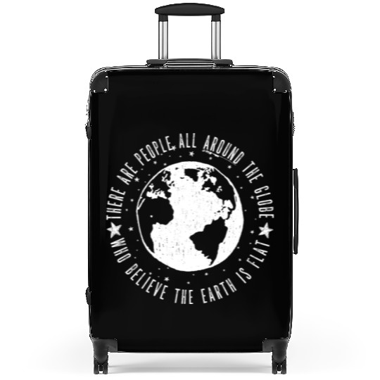 Flat earth: There are People ALL AROUND THE GLOBE Suitcases
