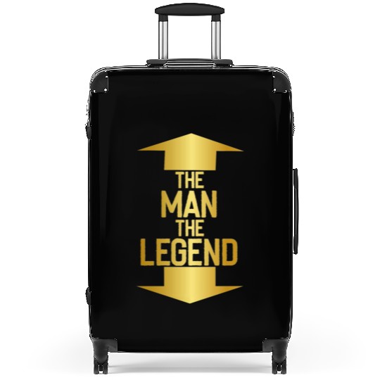 the man the legend Suitcases