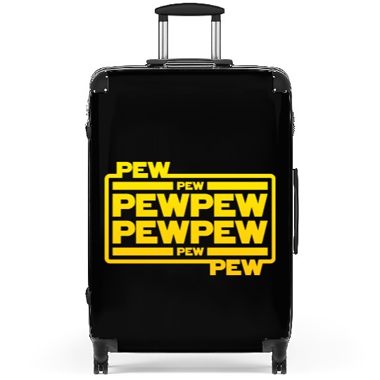 Pew Pew Pew Suitcases