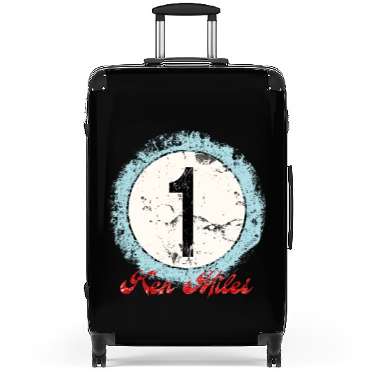 Ken Miles Rugged Number Suitcases