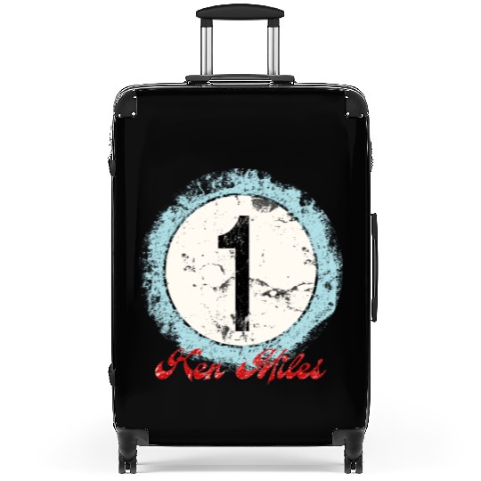 Ken Miles Rugged Number Suitcases