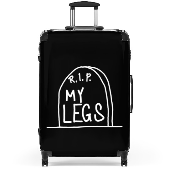 Gravestone RIP My legs gym Suitcases