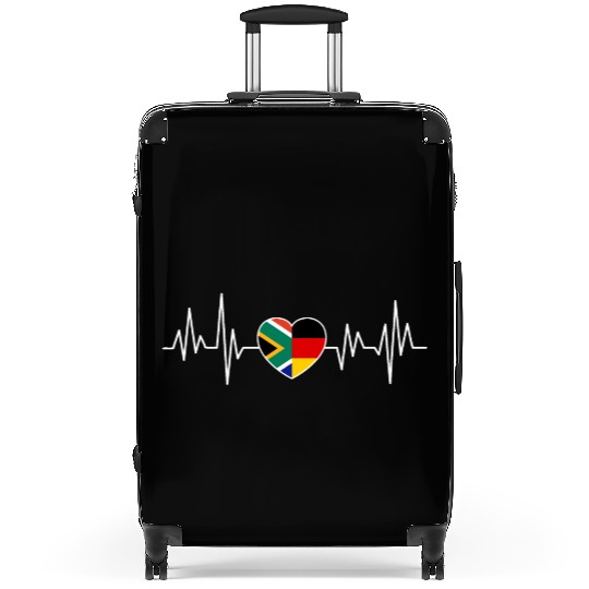 South Africa Germany Flag Two countries Suitcases