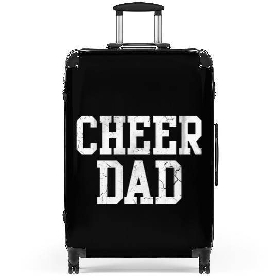 Cheer Dad Cheerleader Cheerleading Father Suitcases
