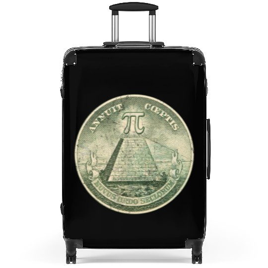Illuminati Pi Great Seal 3.14 Pi Day Suitcases