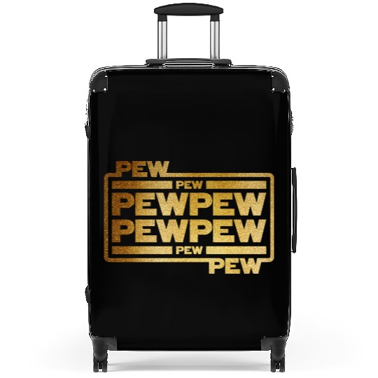 Pew Pew Pew Suitcases