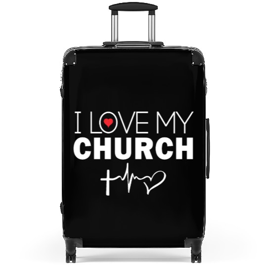 I Love My Church Suitcases