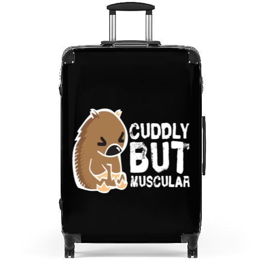 Cuddly But Muscular Wombat Sweet Australia Wild Suitcases