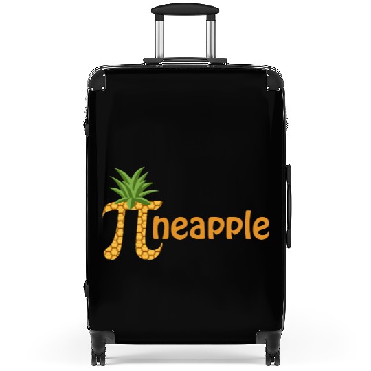 funny pi neapple pi day Suitcases