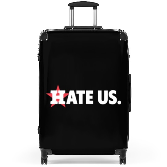 Houston Astros Hate Us Suitcases