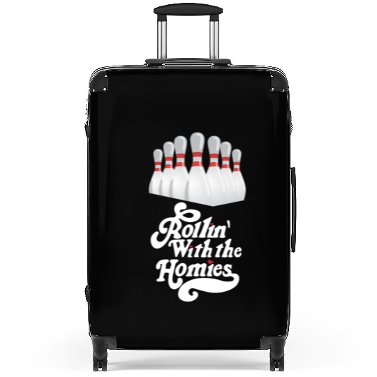 Rollin with my homies - skittles, bowling Suitcases