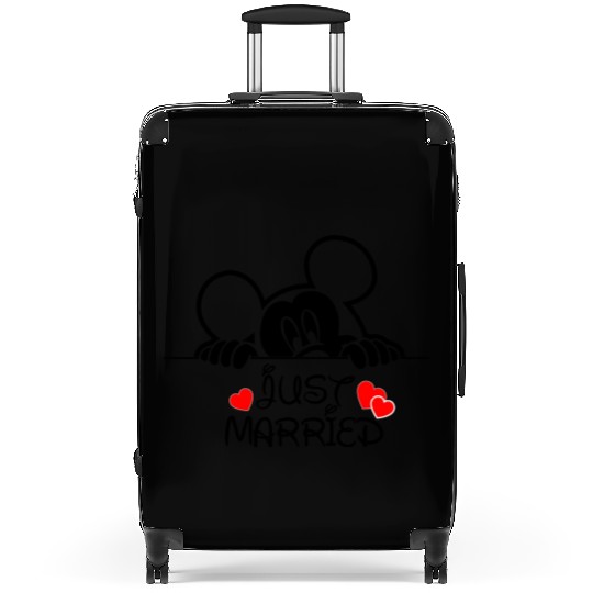 Just Married Suitcases