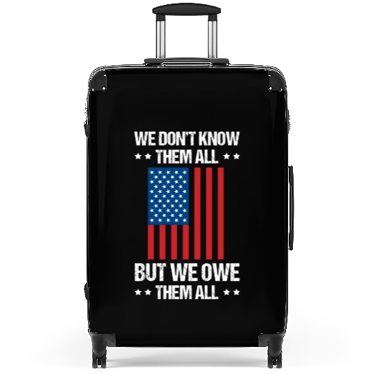 Memorial Day Veterans Day USA U.S. Army America Mi Suitcases