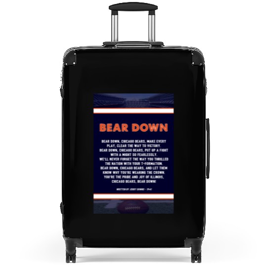 Bear Down Lyrics Poster Suitcases
