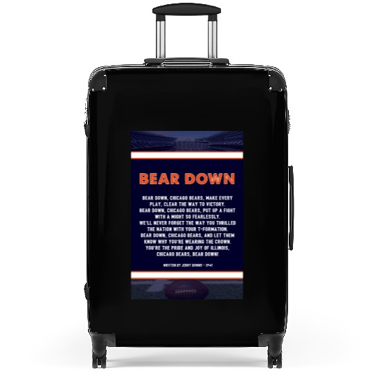 Bear Down Lyrics Poster Suitcases