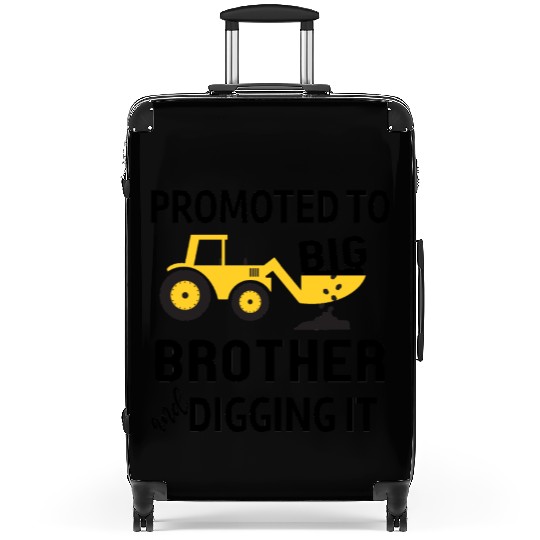 Promoted To Big Brother And Digging It - Boy Gift Suitcases