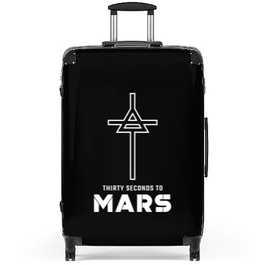 30 Seconds to Mars Cross Logo Suitcases