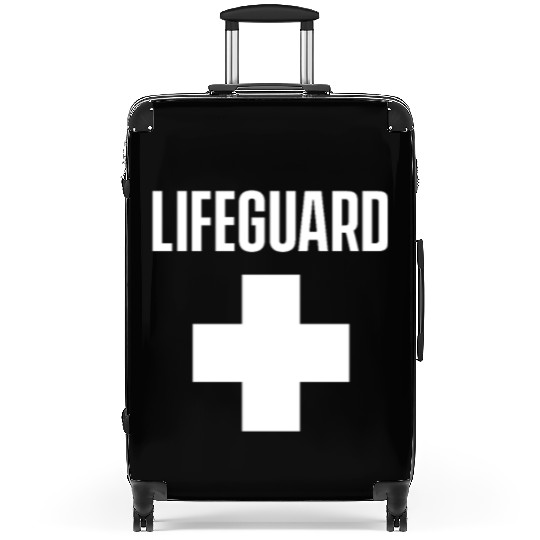 Team Lifeguard Life Guard Pool Attendant Guards Suitcases