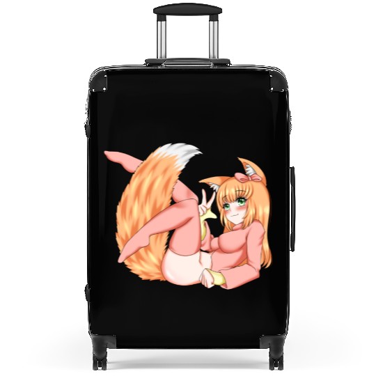 Foxy girl hen Manga Anime Waifu japanese sexy Suitcases