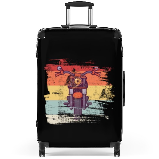Motorcycle gift for Biker Suitcases
