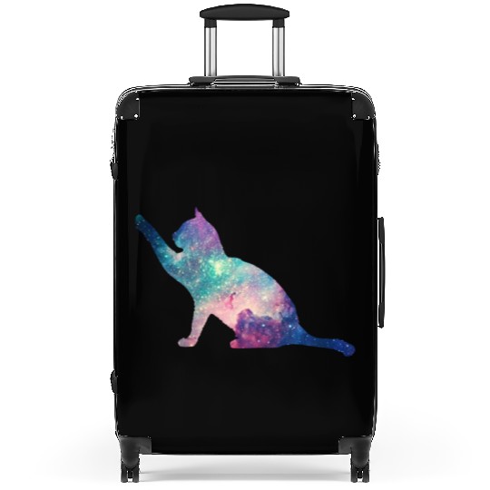 galaxy cat for cats lovers Suitcases