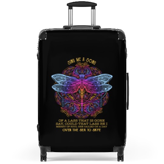 Dragonfly Sing Me A Song Cute Funny Watercolor T S Suitcases