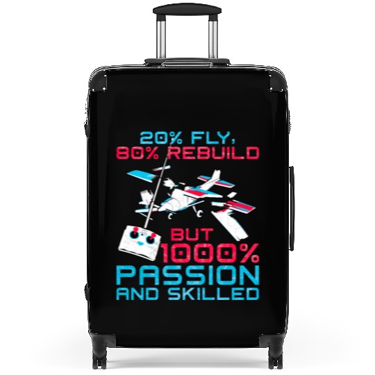 RC Plane Crash - Fly, Repair And Scattered Parts Suitcases