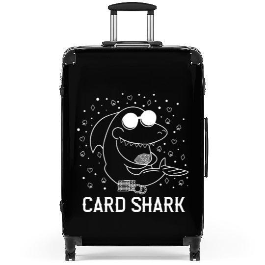 Funny Card Shark Poker Player Gift Suitcases