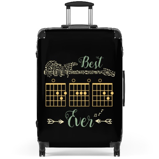 Best Dad Ever Cool Guitar Chord Gifts Suitcases