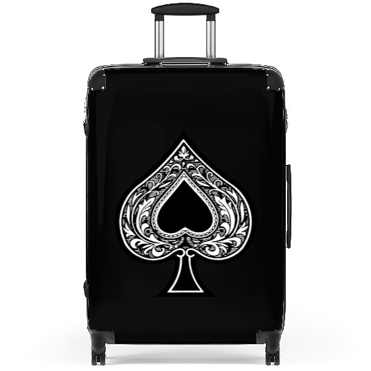 Poker spade - King Spade - Poker card Suitcases