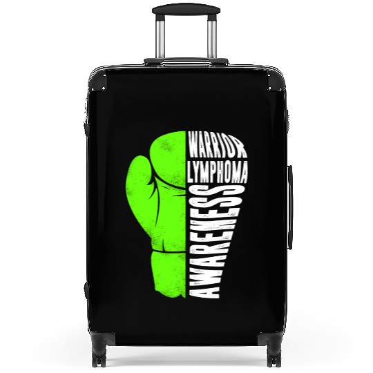 Non Hodgkins Lymphoma Warrior Boxing Gloves Suitcases