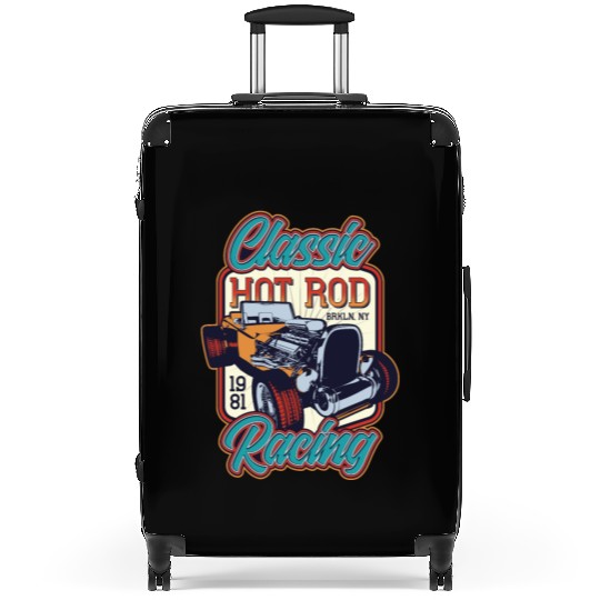 Classic Hot Rod Racing Suitcases