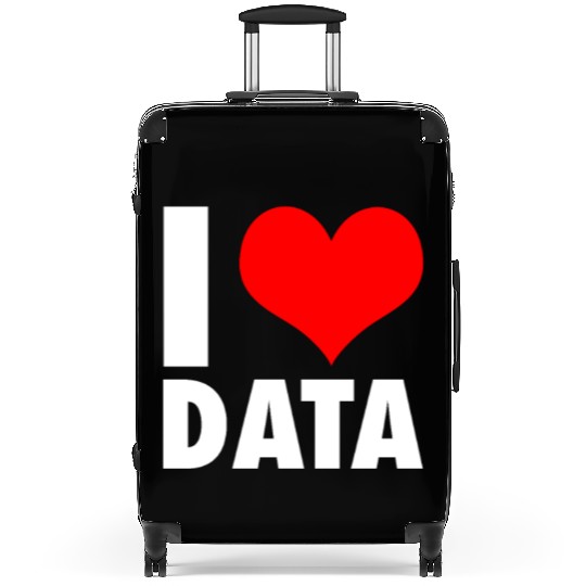 I love Data Programmer Suitcases