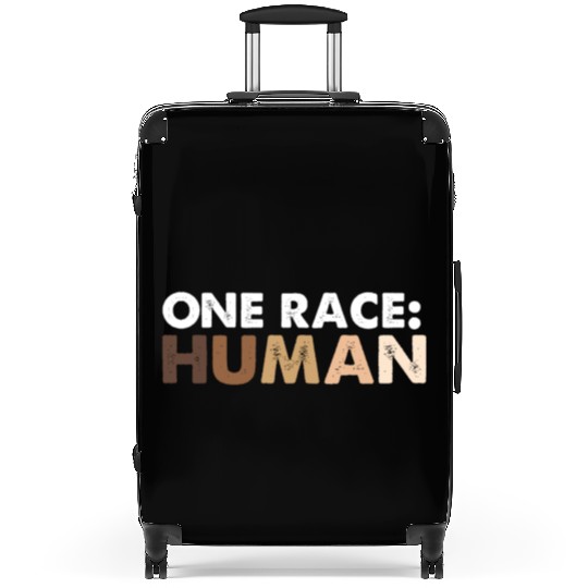 One Race Human Race Suitcases