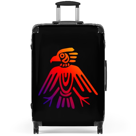 Aztec Symbols Aztec Eagle Tattoo Gift Idea Suitcases