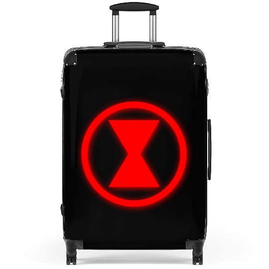 Neon Black Widow Suitcases