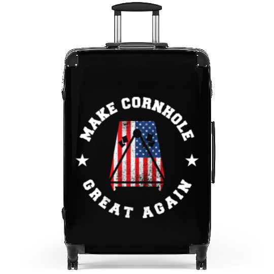 Make Cornhole Great Again Funny USA Gift Suitcases