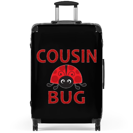 Cousin Bug Funny Ladybug Cousin Suitcases