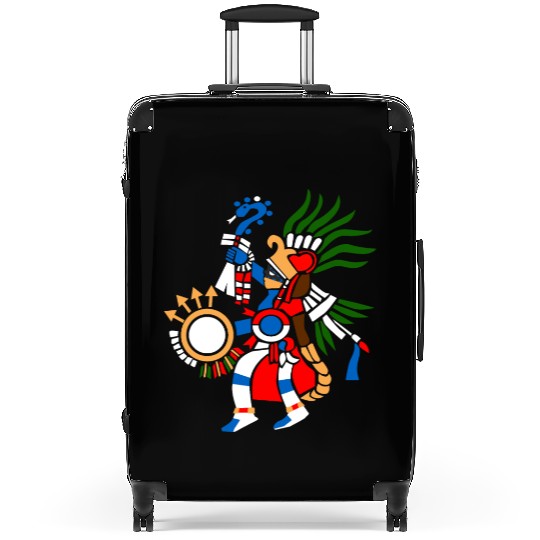 Aztec Symbol Aztec God of War Huitzilopochtli Suitcases