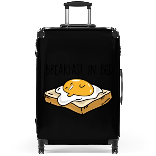 Fried egg toast - Breakfast in bed Suitcases