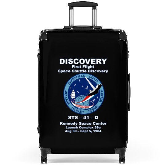 NASA Space Shuttle STS-41-D Vintage Crew Suitcases
