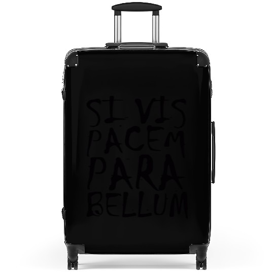 SI VIS PACEM PARA BELLUM Friede Krieg Peace War bl Suitcases