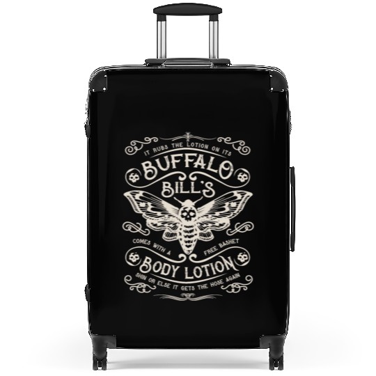 Buffalo Bill's Body Lotion Label Suitcases