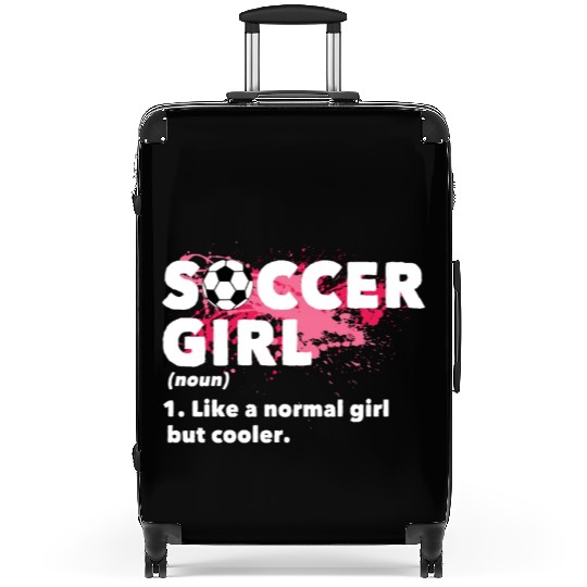 Soccer Girl Suitcases