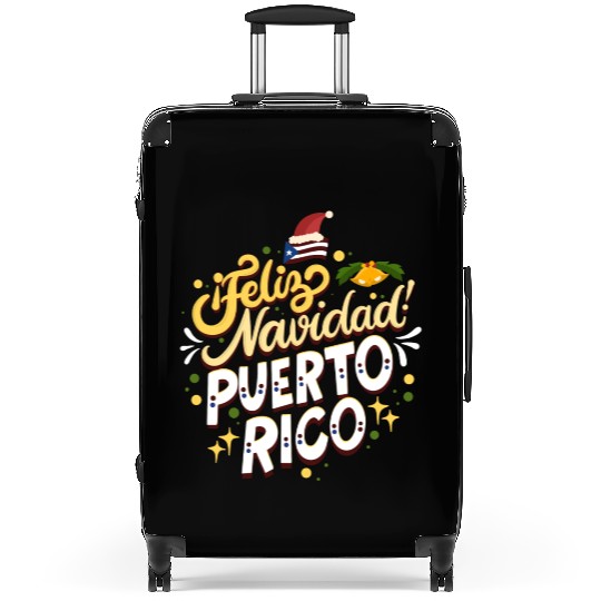 Feliz Navidad Puerto Rico - Merry Christmas Suitcases