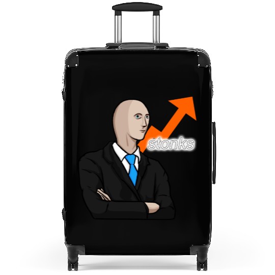 Stonks Dank Meme Suitcases
