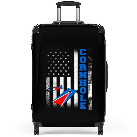 Cornhole Flag US American USA Player Game Bags Suitcases