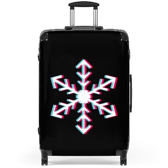 Snowflake Tik Tok Style Suitcases